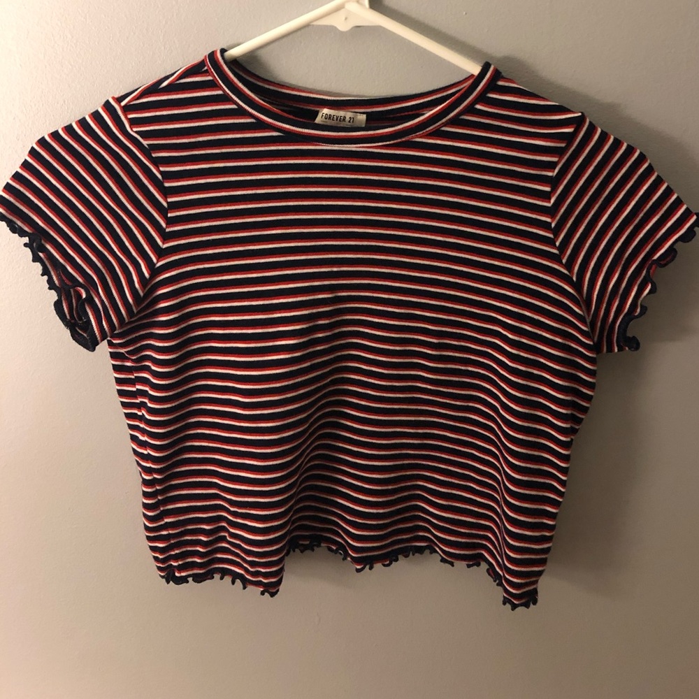 Ruffled crop top